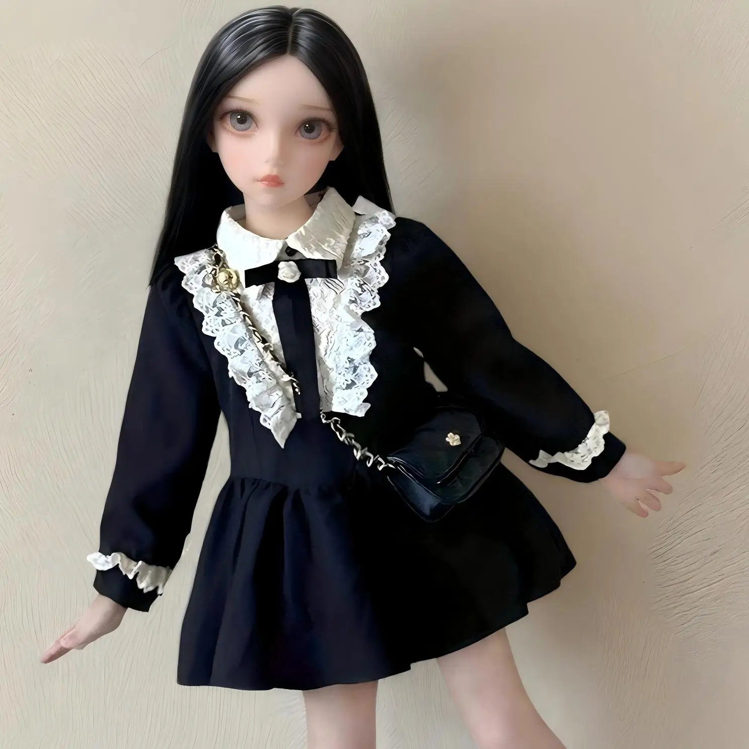 65cmシームレス可動フィギュアコレクタブルドール、ソフトTPEボディ、PVCヘッド＆合金骨格、写真撮影用リアルなアニメモデル