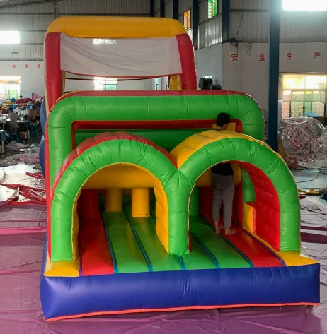 Outdoor Bouncy Castle Commercial Kids Playground Inflatable Obstacle Course