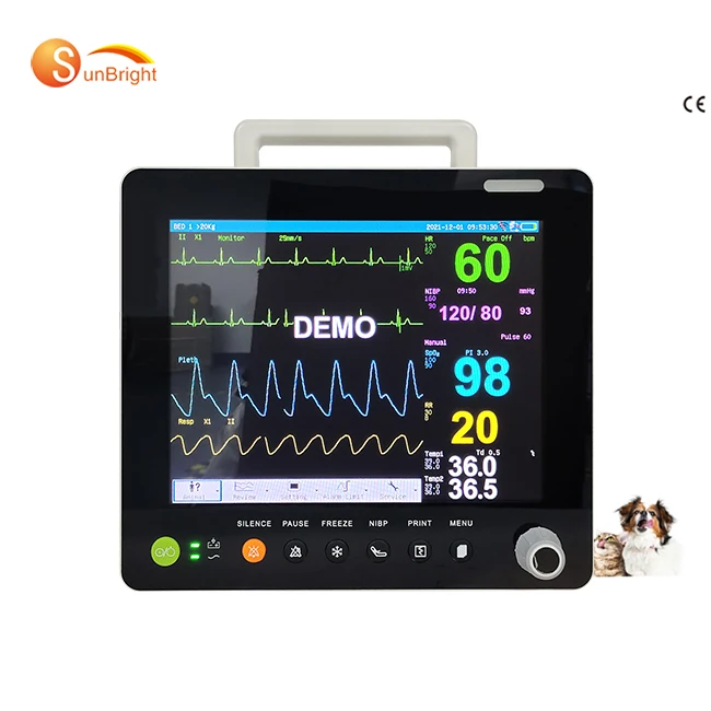 

Animals first aid portable Veterinary vital sign monitor machine multi-parameter best price