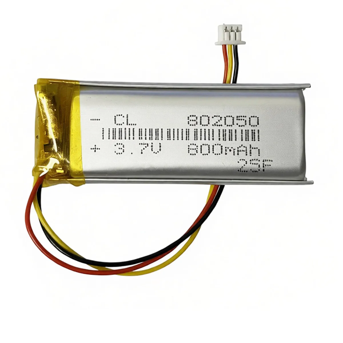 1-10PCS 3.7V 800mAh 802050 Li-Polymer LiPo Rechargeable Battery With PH 1.25mm 3pin Connector For MP3 DVD PAD Camera GPS Laptop