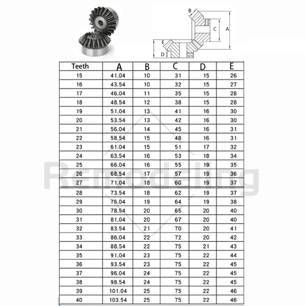 1PCS Bevel Gear 2.5M 1:1 15T 16T 17T 18T 19T 20T~30T Gear 90 Degrees Meshing Angle Steel Gears 45# Carbon Steel Rough Hole 6