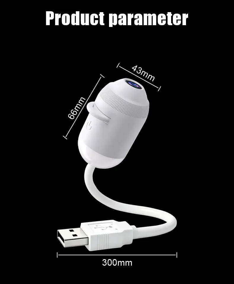 Explosives USB-Sternenhimmel-Projektionslicht für Autoinnenraum, Zuhause, Schlafzimmer, Nachtlicht, Romantisches Galaxie-Atmosphärenlicht – Detail 14