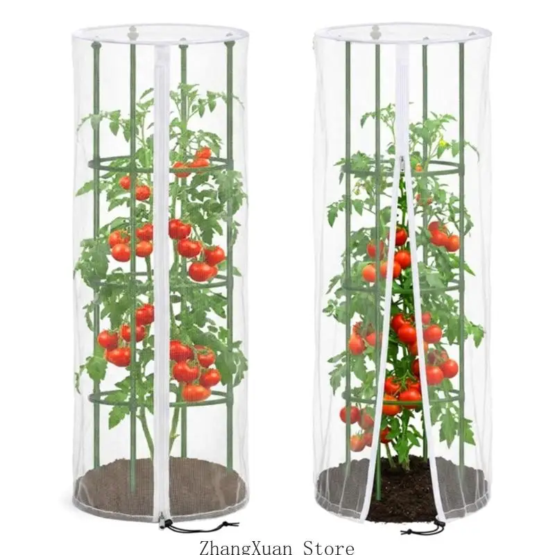 Gartenabdeckung für den Tomatenanbau mit vollständiger Öffnung und Rahmen 3XUF – Detail 10