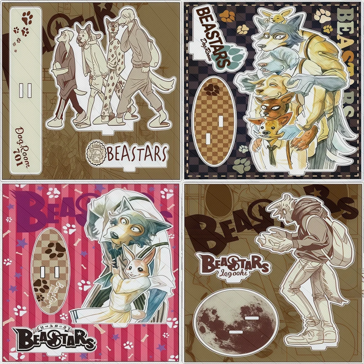 

15CM Charm Anime BEASTARS Acrylic Stand Model Cosplay Characters Ornament Accesorios Goods Collection Gifts