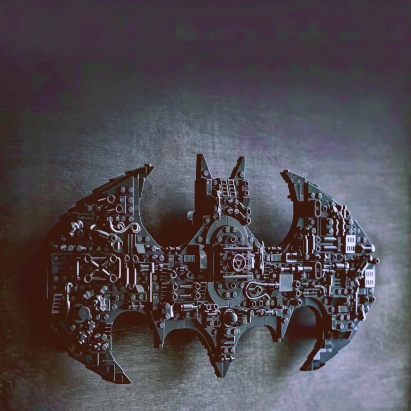 3D Wall Display Model 76330 Super Hero Mask Emblem Blocks 678PCS DIY Assembly Toys Practical STEM Gifts for Adults Birthday view 4