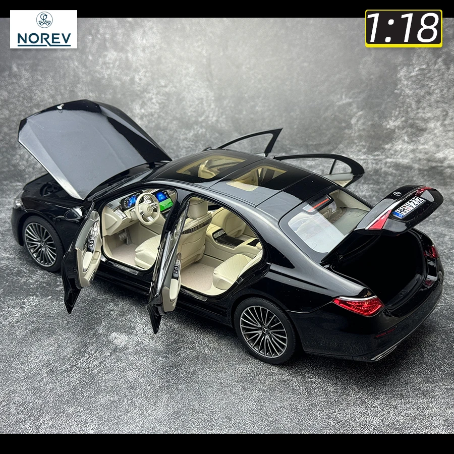 NOREV 1:18 2021 FOR  Benz S600 S-Class W223 alloy car model luxury car to send boyfriend metal gift