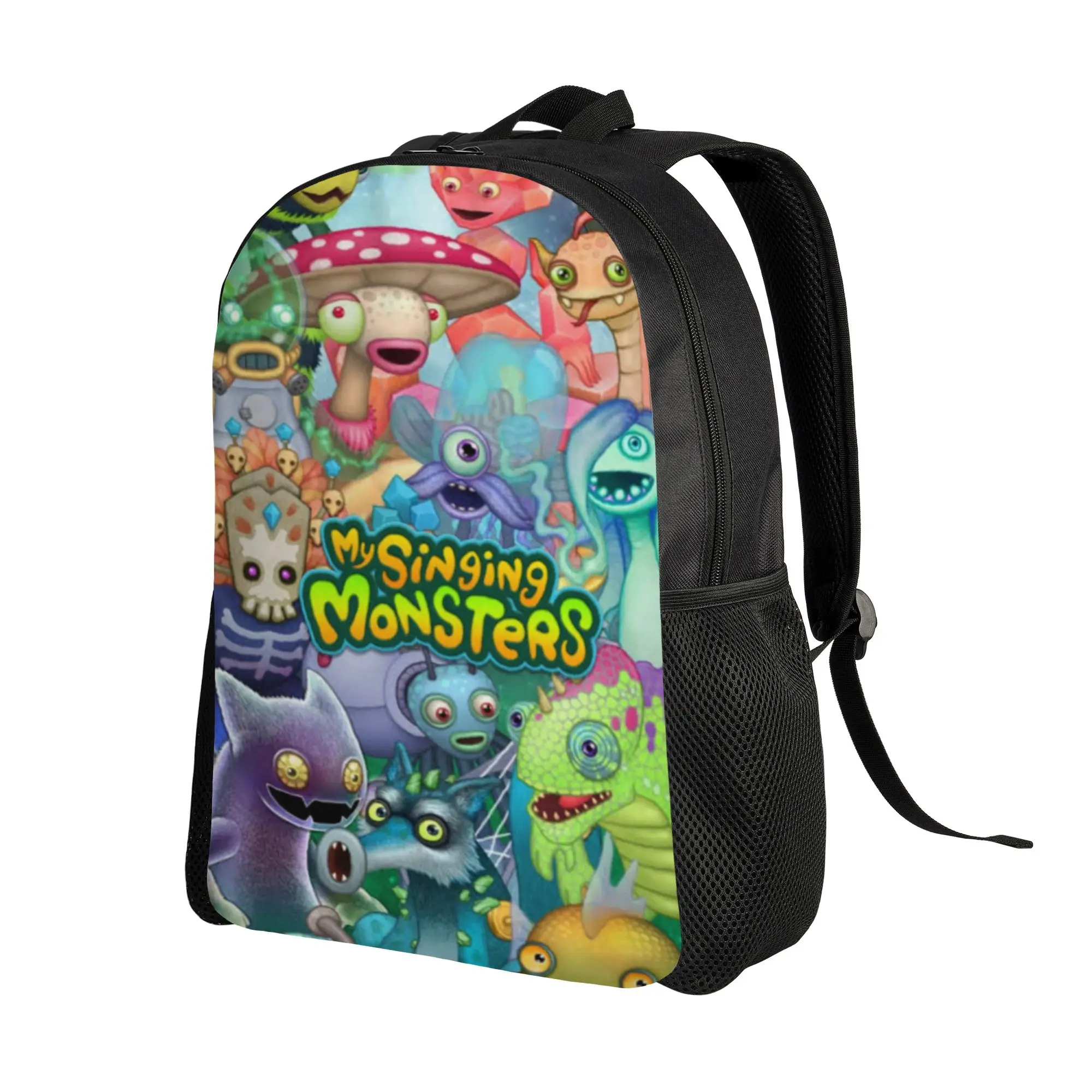 My Singing Monsters  Backpack Unisex  Lightweight Backpacks Polyester Fashion School Bags Outdoor High Quality Rucksack