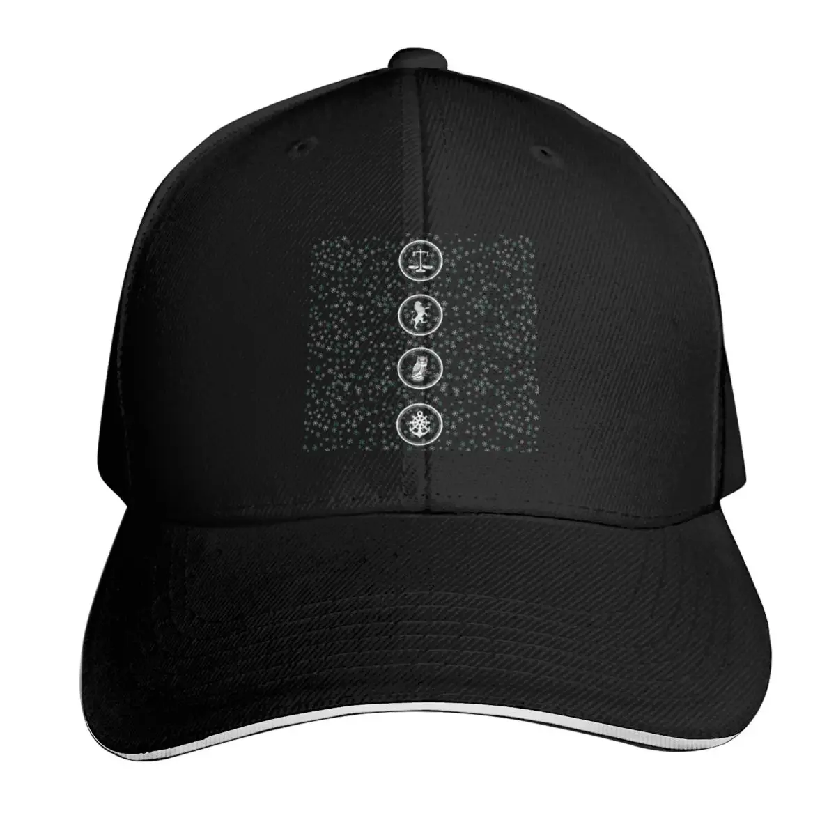 Stoic Virtues (Holiday Collection) Baseball Cap Quick Dry Performance Cotton Twill Breathable Contrast Two Tone Brim