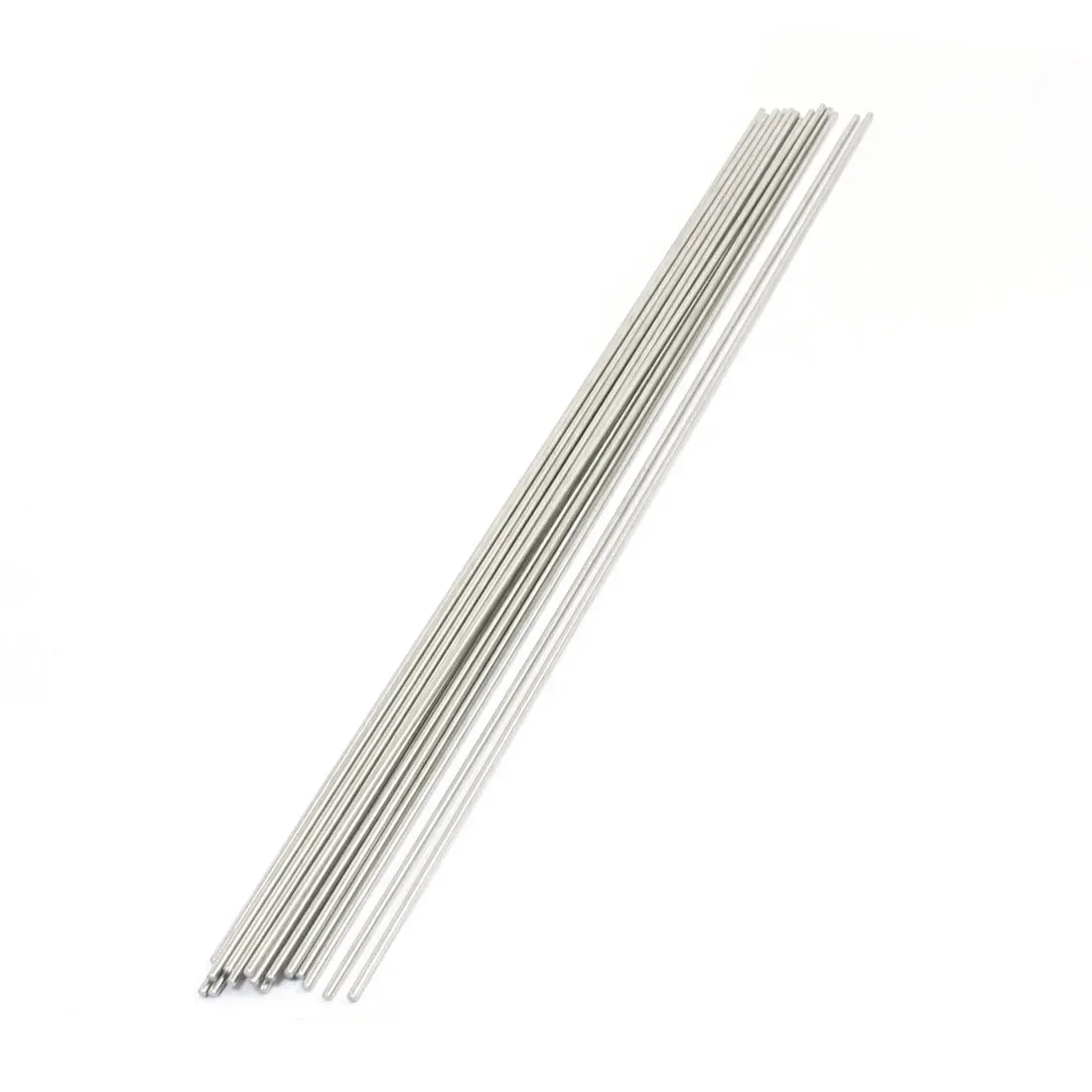 

Uxcell 20PCS 304 Stainless Steel Rod 300mm x 2mm Solid Round Bar Axle Bars for RC