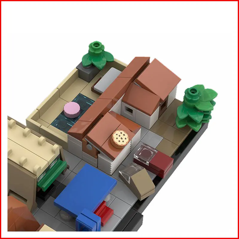 

Новинка в наличии: набор для творчества MOC из 426 деталей, конструктор для создания городских зданий из мелких блоков, развивающая игрушка, подарочный набор и модель.