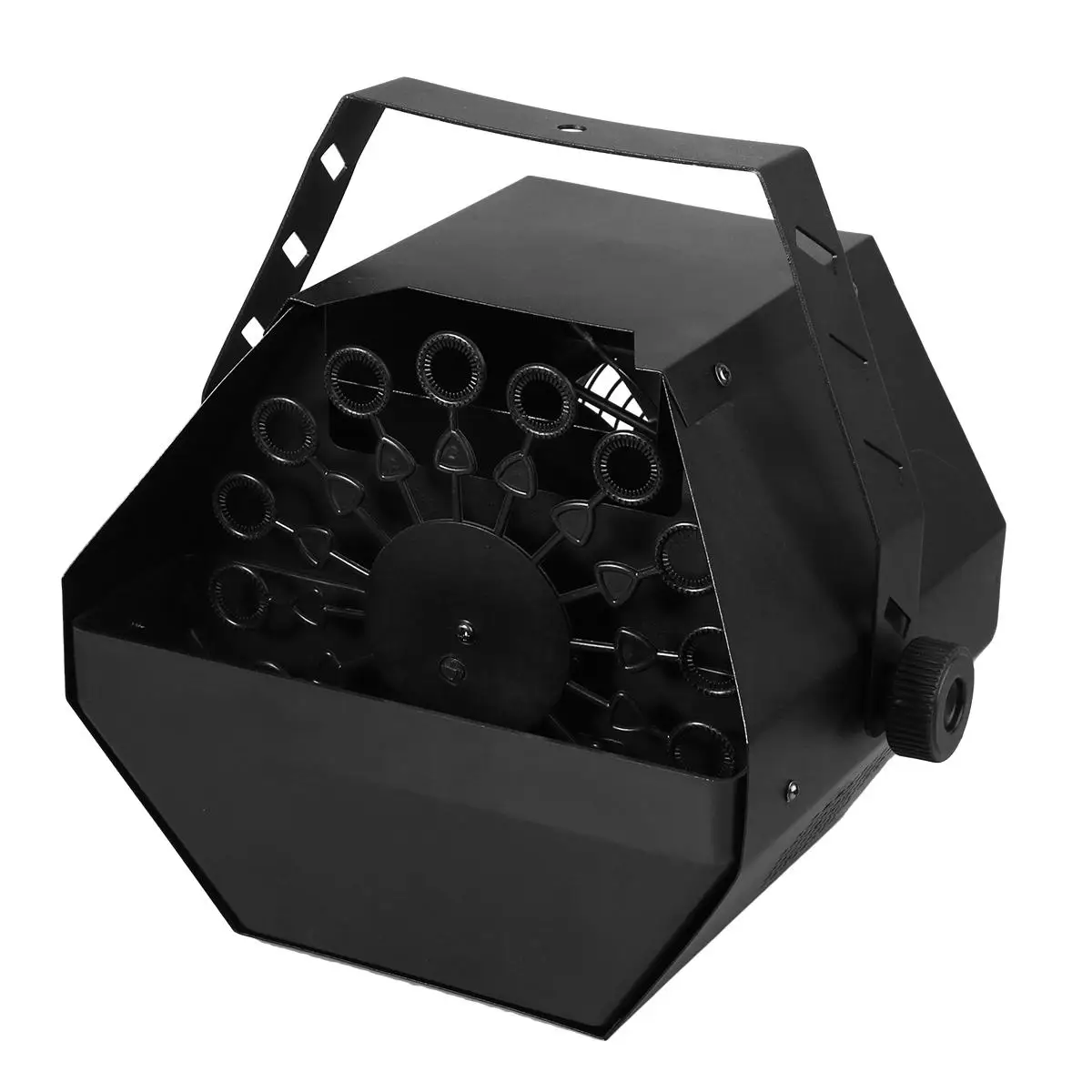 آلة فقاعة للحفلات وحفلات الزفاف آلة نفخ الفقاعات الكهربائية المحمولة هادئة مدمجة كبيرة قابلة للتعديل