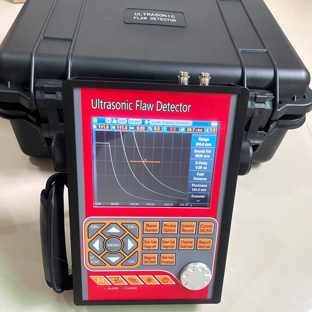 Portable NDT Digital Ultrasonic Flaw Detector YFD600 Upgraded Version High-speed capture Auto Calibration Range 0-15000mm