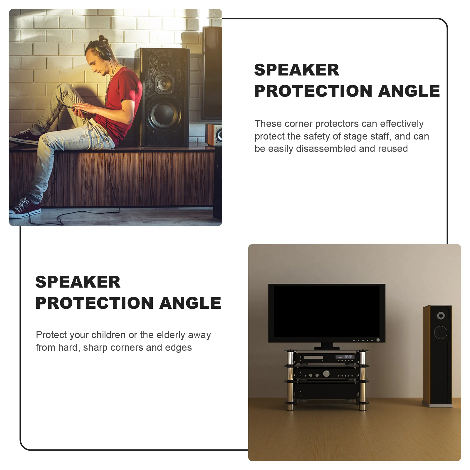 10Sets Anti-Collision Protection Corner Simple Right Angle Corner Guard for Door Panels Cabinets Transport Edge Protection