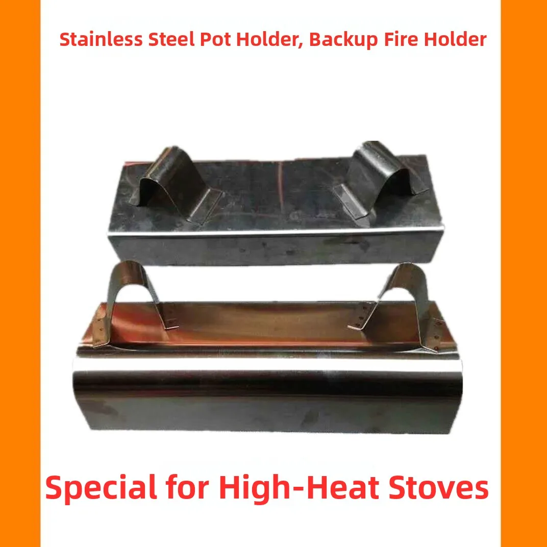 

Stainl Steel Cassette Wok Stand Kitchen Cooking Stove Accories Fireproof Off-heat Stove Platform Kitchen Storage Ra