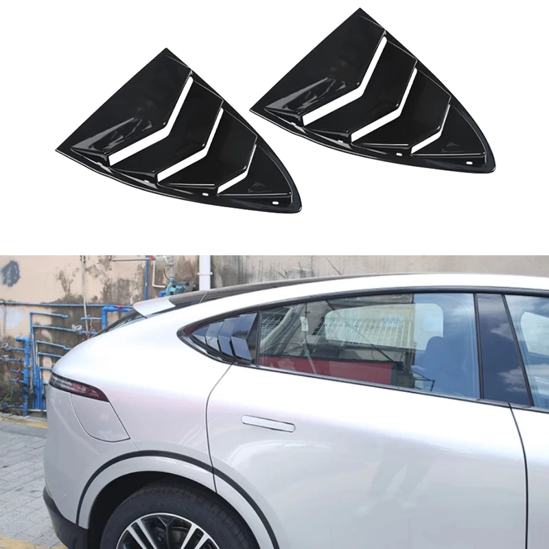 

Fit for Xpeng G6 High Quality Car Rear Triangular Blinds Carbon Fiber Set Air Outlet Car Exterior Modification Accessories