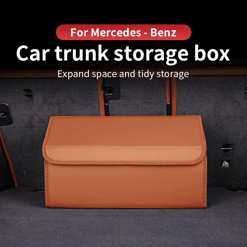 

Car Trunk Organizer with Lid Dustproof Moistureproof for Mercedes-Benz R-Class GLA GLB GLC GLE GLS CLA C-Coupe E-Coupe SLK SL