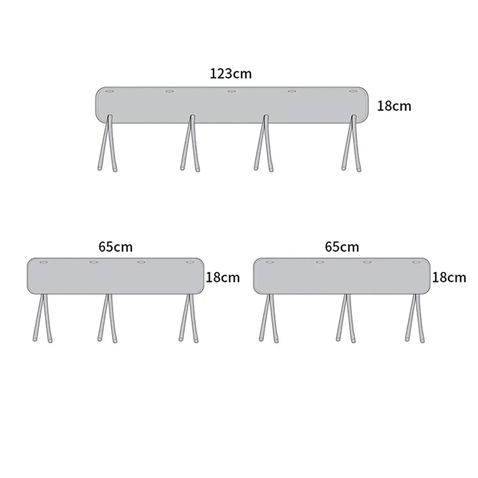 3 Pieces Crib Bed Rail Cover Teething Protector Baby Care Protection Bed Fence Guardrail Bed Rail Cover for Safety Toddlers Baby