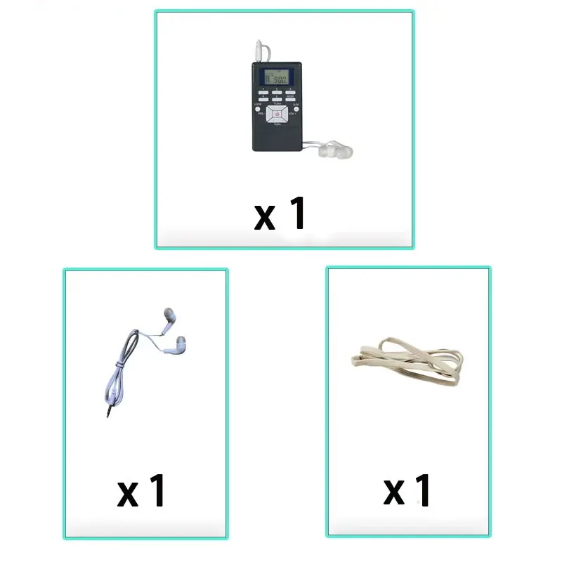 YARMEE Wireless FM Tour Guide System Portable Audio Whisper Transmitter Receivers For Travelling Church Museum Umrah Hajj