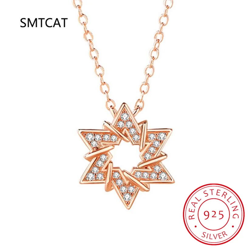 Collar con Colgante de Cruz de Moissanita Estrella de David, Cadena de Cuerda Trenzada de Plata Pura S925, Ajustable, Estilo Moderno, Joyería Fina Exquisita