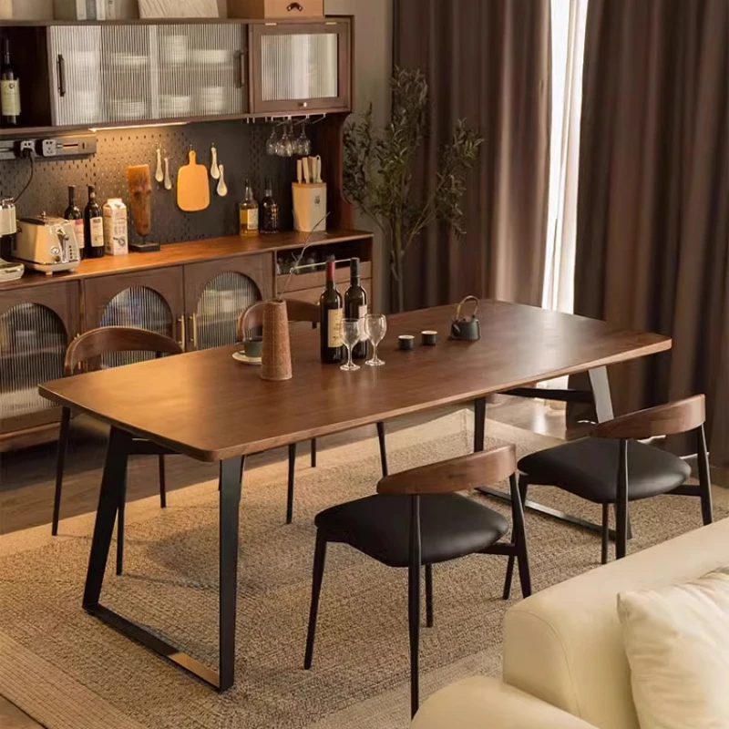 Tavolo da pranzo moderno Newclassic Salone per il trucco Tavolo da pranzo di bellezza di lusso nordico Mobili insoliti in legno di design Mesas De Jantar