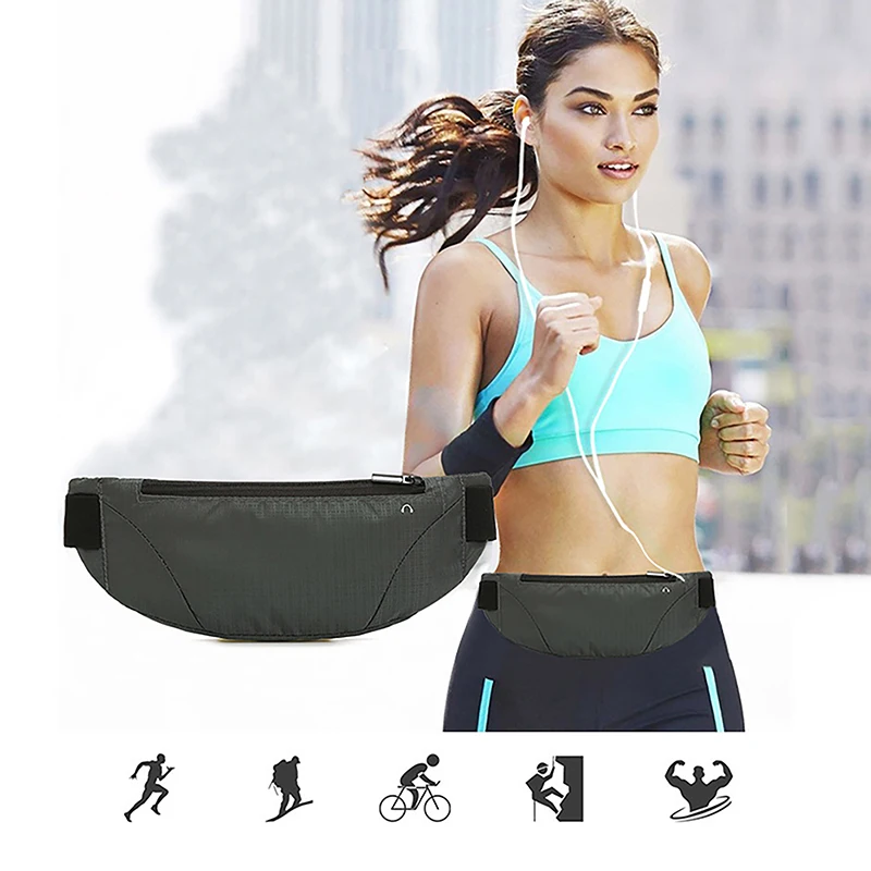 Riñonera para correr para hombre y mujer, bolso deportivo ligero, impermeable, transpirable, para teléfono