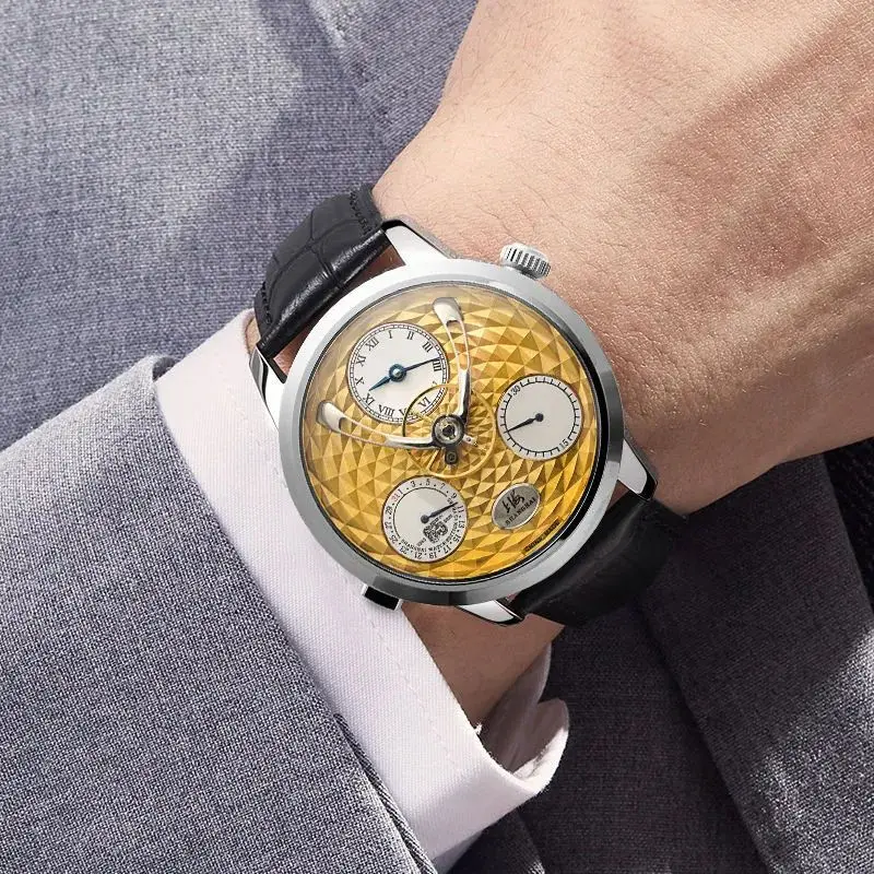 LEOCYLIN shanghai original Automatic mechanical watch Limited edition waterproof Sapphire for men business Wristwatches