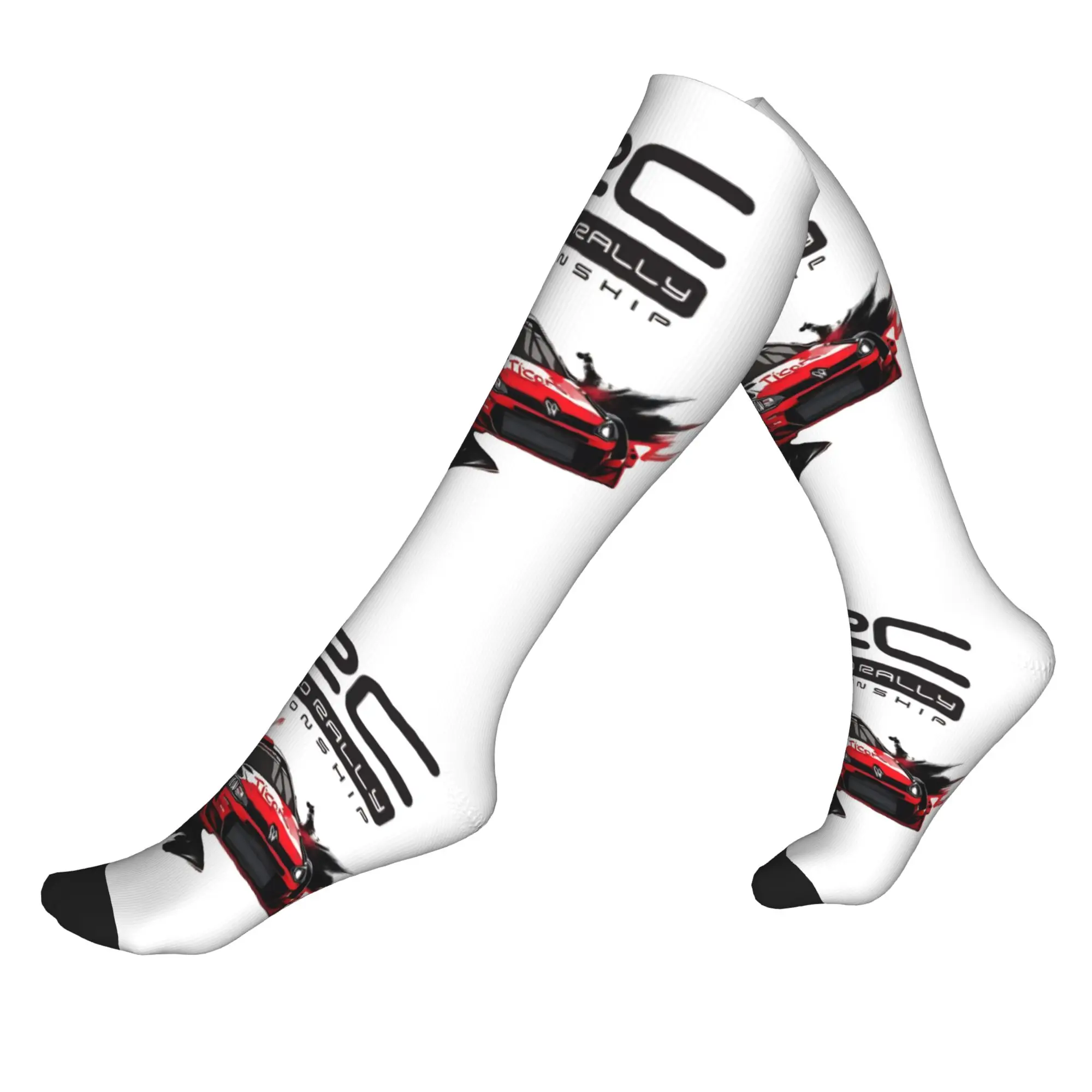 

Funny World Rally Championship WRC Socks Women Men Warm 3D Print Football Sports Sports Compression Socks