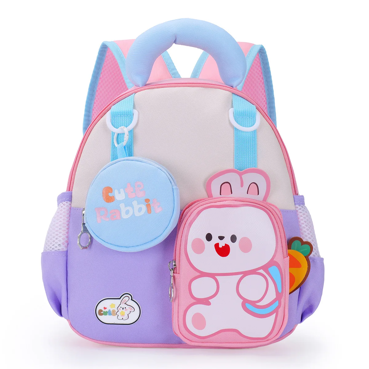 Nylon Toddler School Bag For Boys Girls Cute Dinosaur Print Kids Kindergarten Backpack With Mini Coin Pocket Children Women