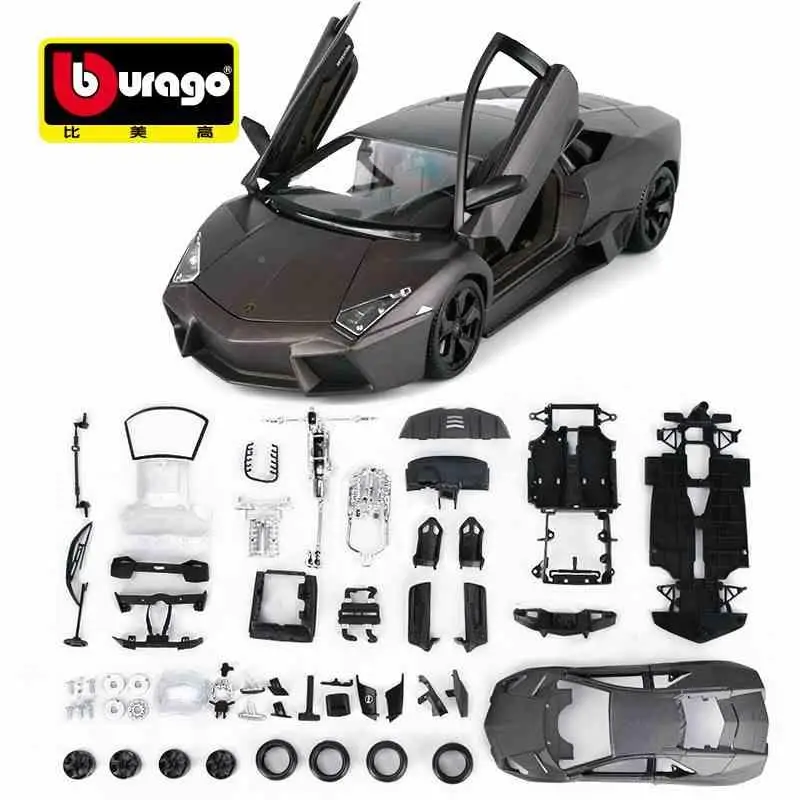 Bburago 1:24 Lamborghini Reventon Assembly Version Alloy Sports  Car Model Diecast Metal Toy Simulation Collection Children Gift