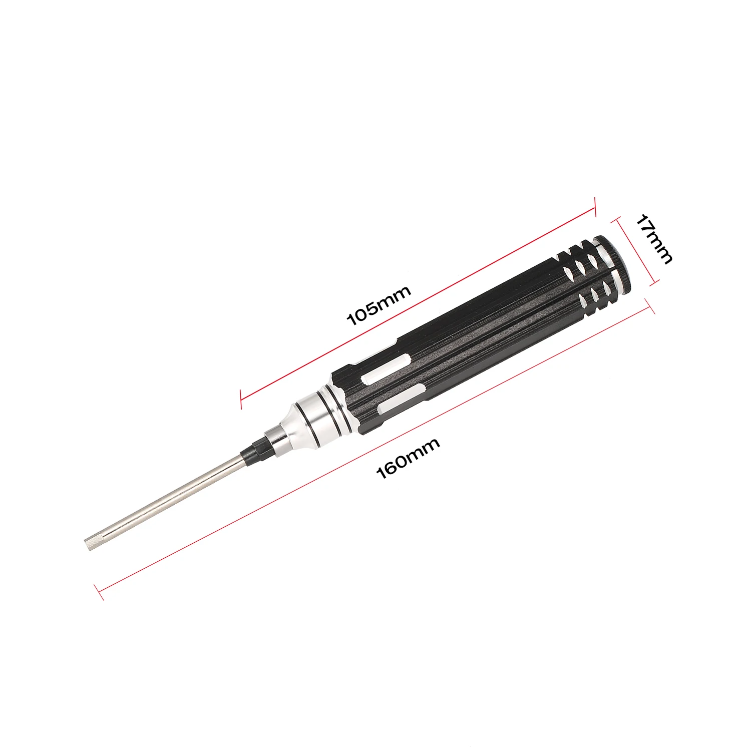 Jeu de tournevis 4 en 1, 1.5mm 2.0mm 2.5mm 3.0mm, poignée hexagonale en métal, Kit d'outils de réparation pour avion RC, Drone, voiture, bateau, partie