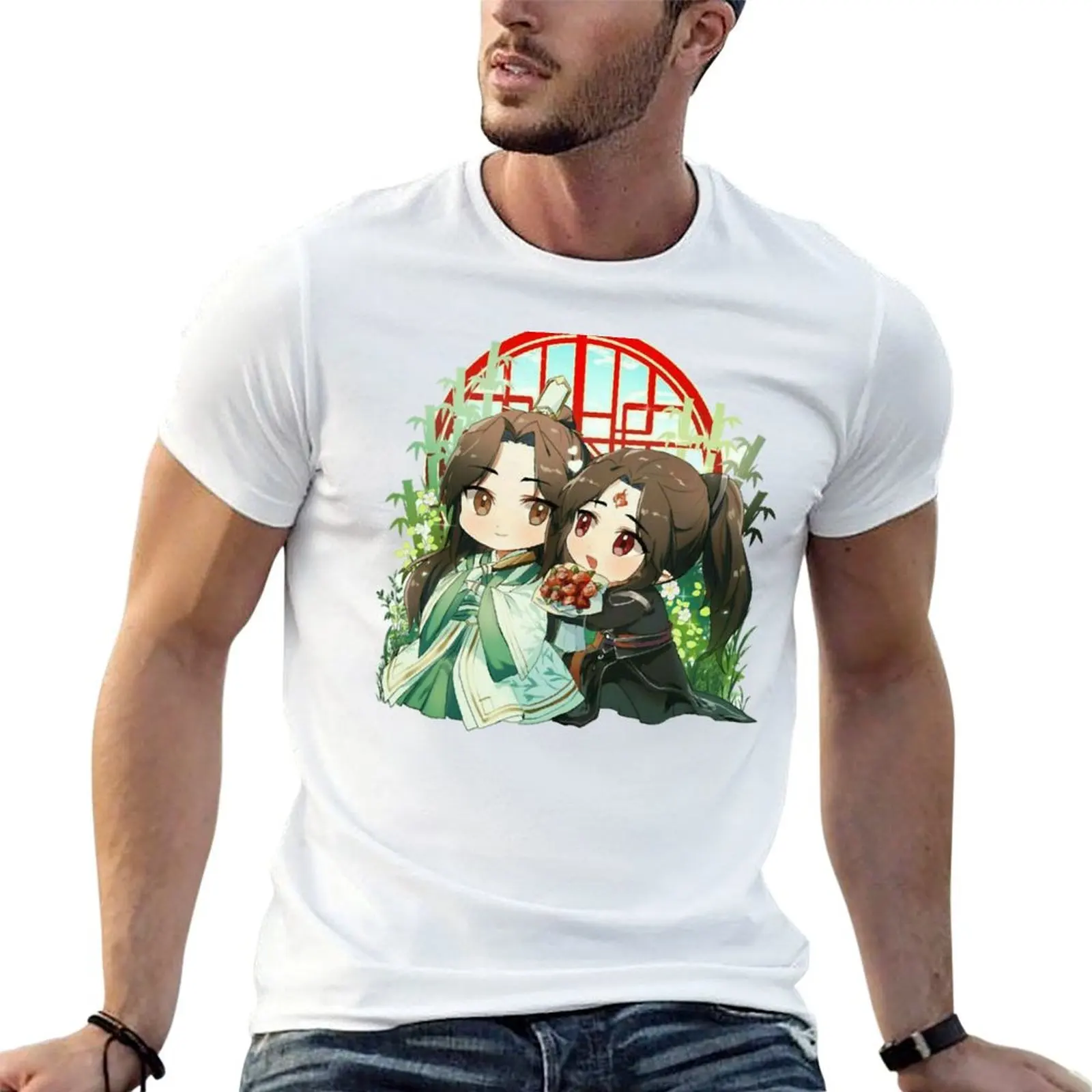 

SVSSS Chibi T-Shirt man t shirts cotton man t shirt designer T-Shirt