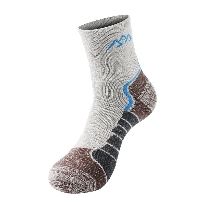 3Pairs/lot 2023 Thick Coolmax Socks Men\'s Quick-drying Warm Thermal Socks Patchwork Breathable Casual Socks Meias Masculinas