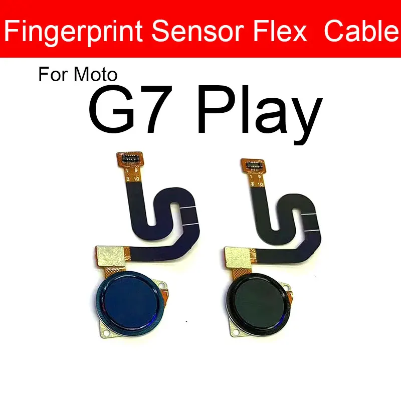 Fingerprint Sensor Return Key Home Menu Flex Cable For Motorola Moto G7 / G7 Plus XT-1965 / G7 Power / G7 Play Repair Parts