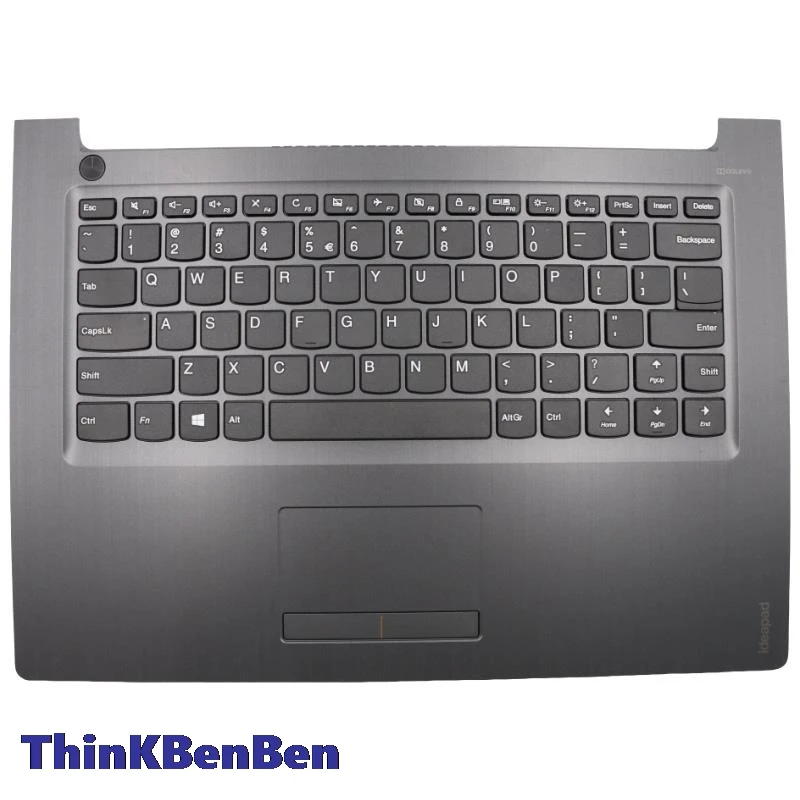 Funda superior para Lenovo Ideapad 310 14 14ISK 14IKB 14IAP 5CB0L35689, carcasa para reposamanos, teclado negro, inglés, EE. UU.