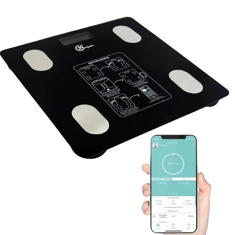 Digital Body Scale Bioimpedance Bluetooth App