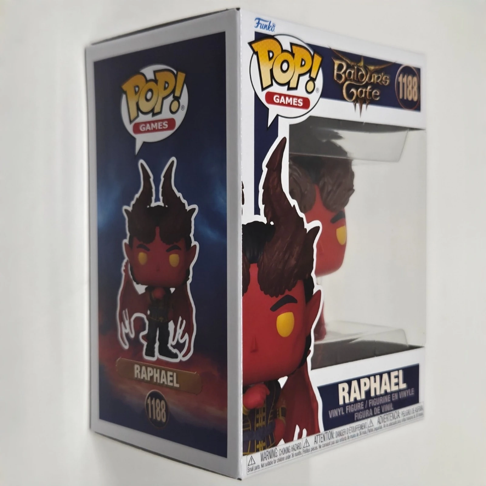 Figura de vinilo de Rafael Cambion, el Diablo, de Baldur's Gate 3, Funko Pop! # 1188 Juguete Oficial Auténtico con Licencia, Edición Limitada, Regalo para Fanáticos