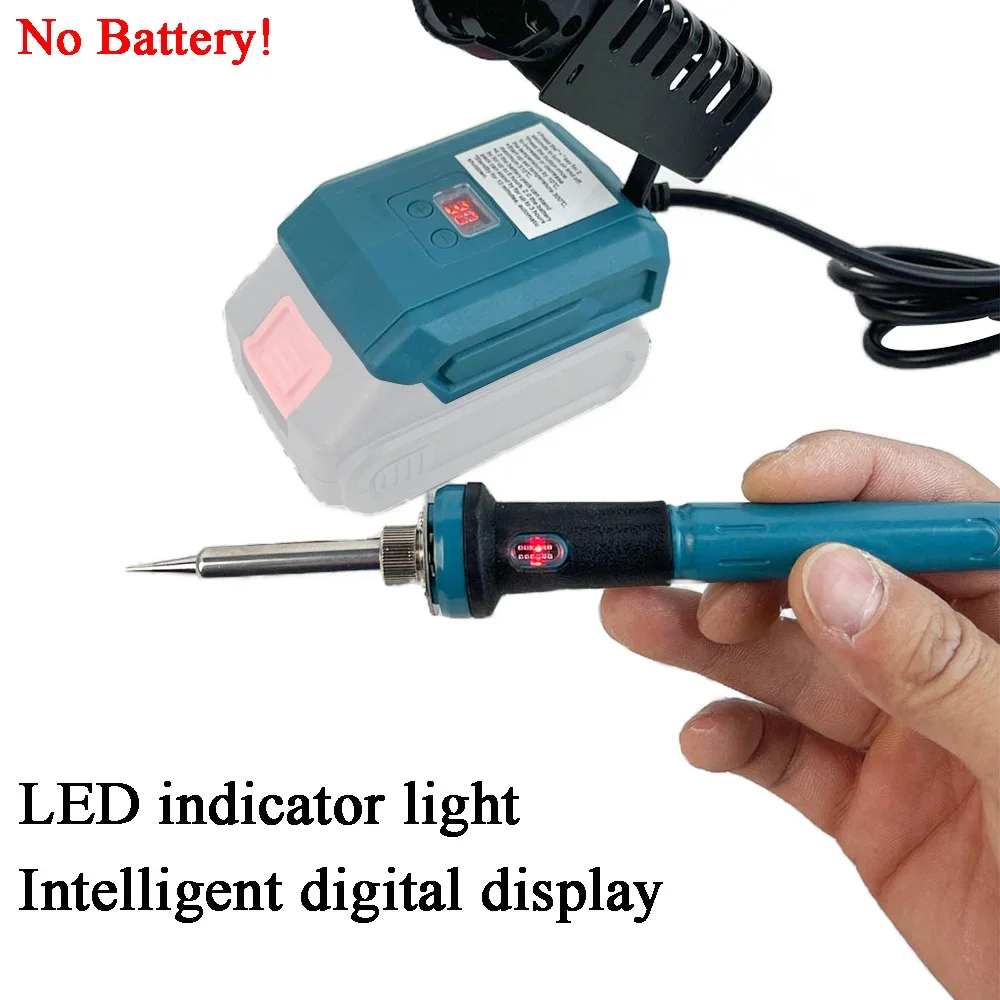 Quick Heating Digital Display Electric Soldering Iron Welding Machine For Makita BL1830 For Dewalt DCB200 18V 20V Li-ion Battery