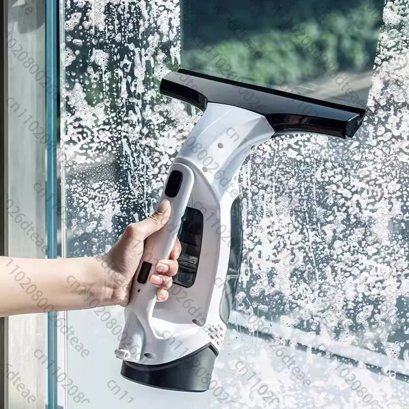 Compact Handheld Electric Window Cleaner Cordless Home Window Washer Powerful Water Suction Portable Window Cleaning Wonder