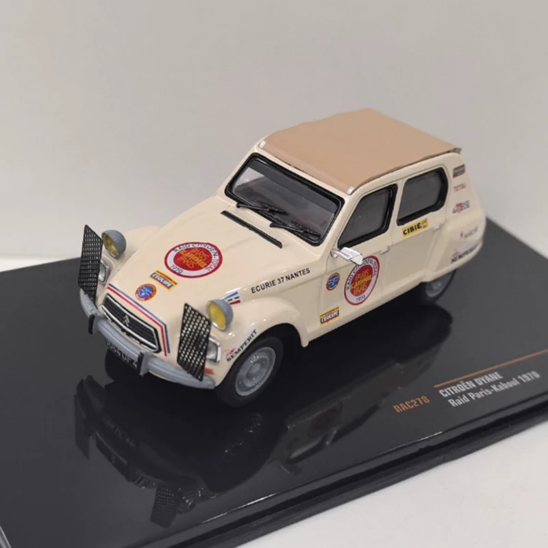 Minor flaw IXO 1/43 Scale Citroen DYANE 1970 Racing car Alloy Simulation Car Model Static Collection Decorated Holiday Toy