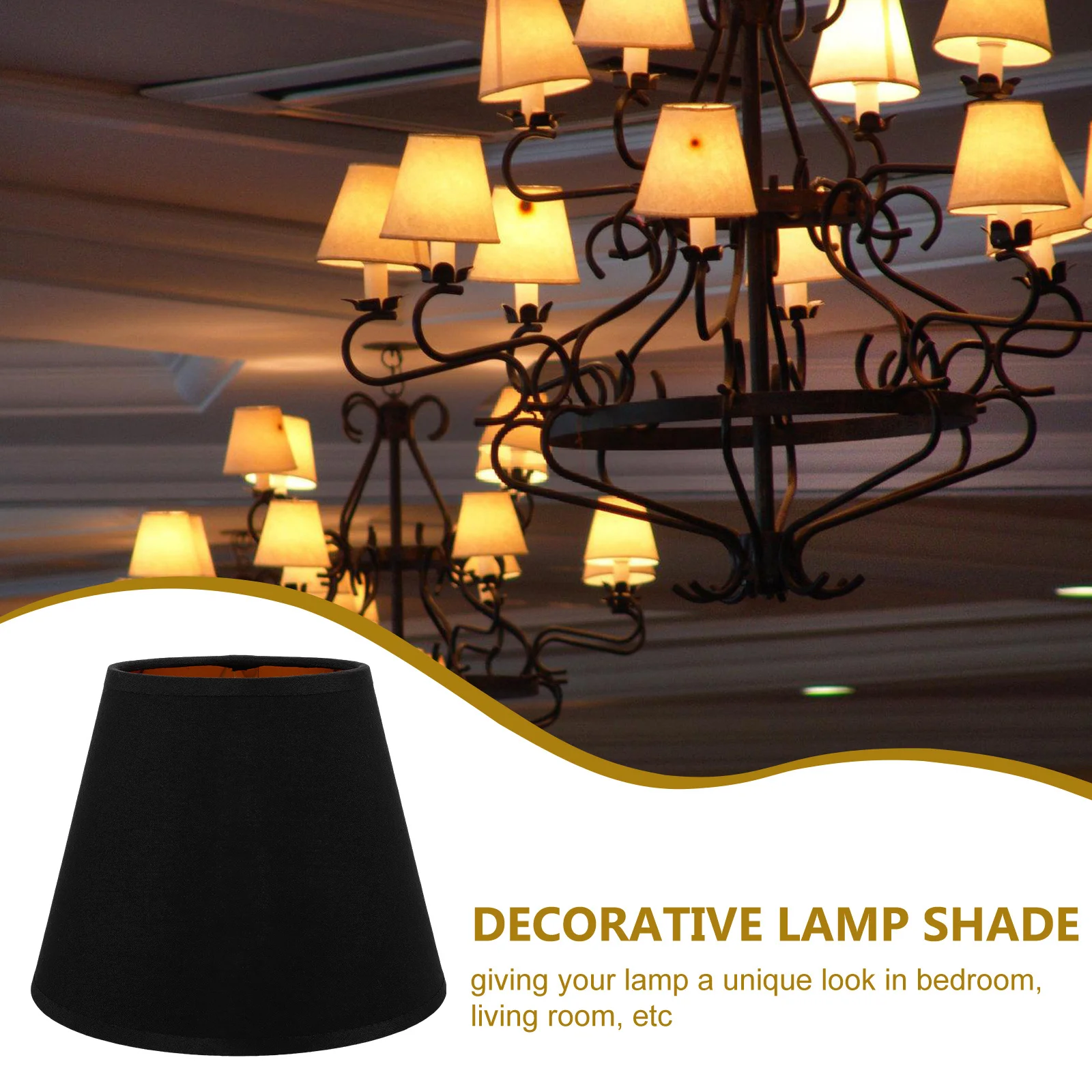 

2pcs Lamp Shade Simple Style Table Floor Desk Lamp Cover For Bedroom Living Room Household Lighting Replacement Light Shade