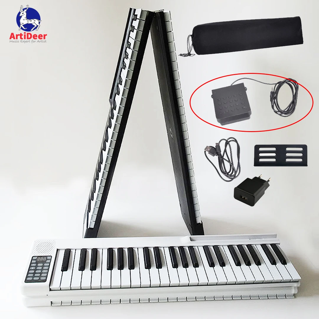 New Folding Piano 88 Keys Professional Foldable Keyboard Music Portable Digital Synthesizer