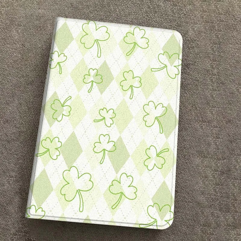 

Fourleaf Clover Pattern For iPad Air Mini 9.7 2 4 5 11 6th 7th gen 13 3 1 2 4 5 6 7 7.9 10.9 10.5 Inch Tablet Case