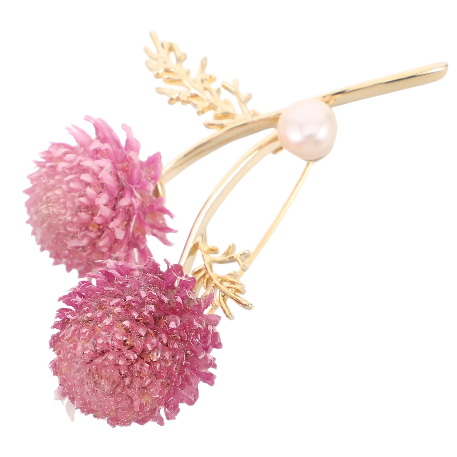 

Eternal Pink Flower Brooch Pearl Accent Scarf Brooch Pin Women Floral Lapel Pin Dress Accessories Pearl Wedding Jewelry