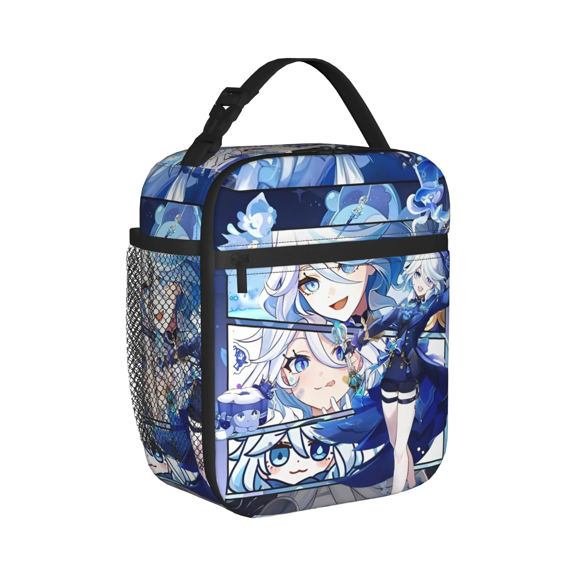 genshin impact game Product Insulated Lunch Bag For School  Food Storage Bag Portable Thermal Cooler Lunch Boxes