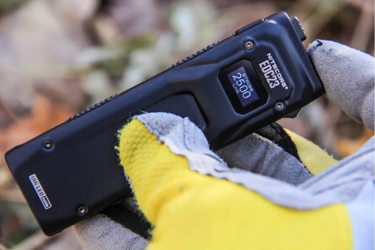 الترا سليم جيب التكتيكية EDC مصباح يدوي UHi LED 2500LM إصلاح Workinglight Porket ضوء شعلة الطوارئ للتخييم والتسلق