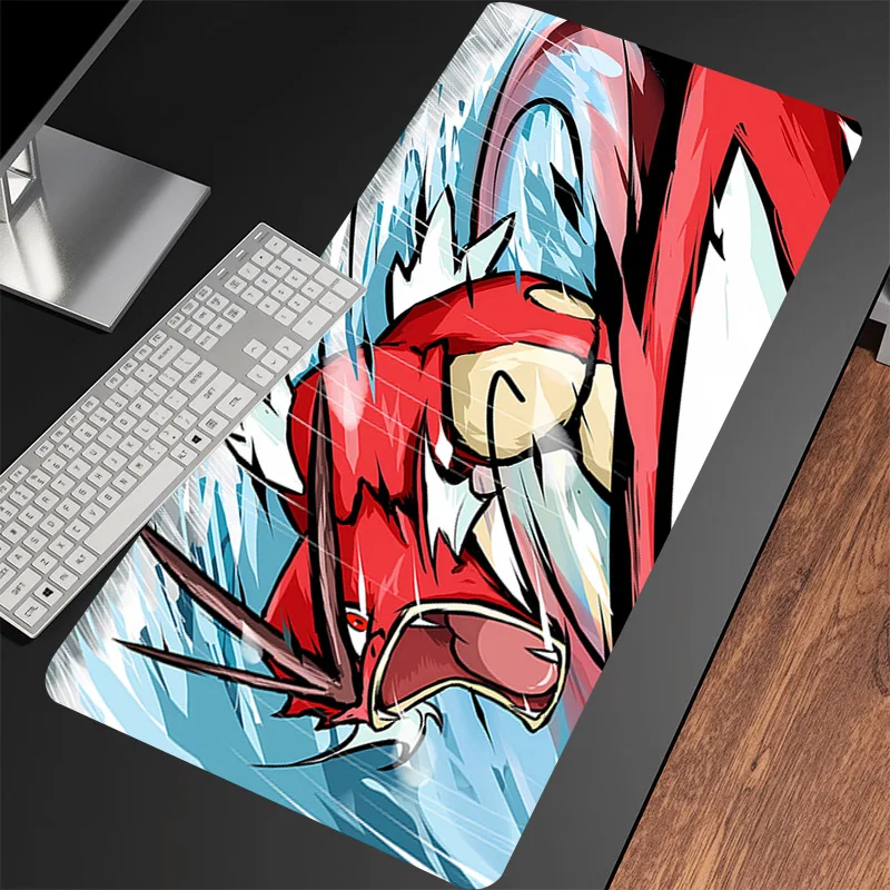 Sea Wave Mouse Pad Large G-Gyarados Keyboard Pads Anime Large Gaming Mousepad Custom Dragon Computer Table Mat Pc Office Carpet