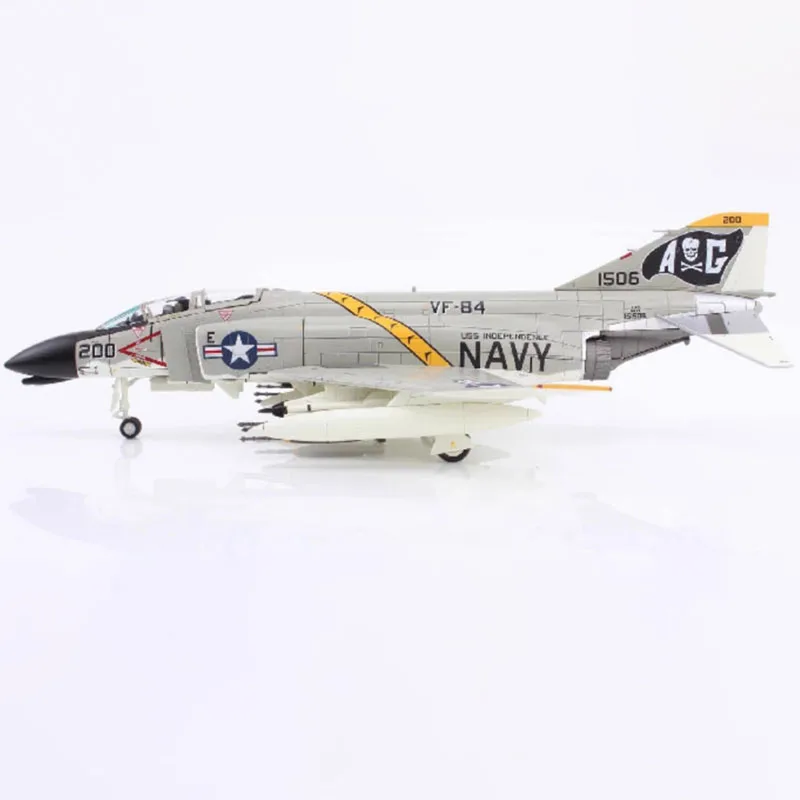 

Diecast 1:72 Scale F-4B American fighter VF-84 Alloy Finished Simulation Model Static Decoration Souvenir Gifts For Adult