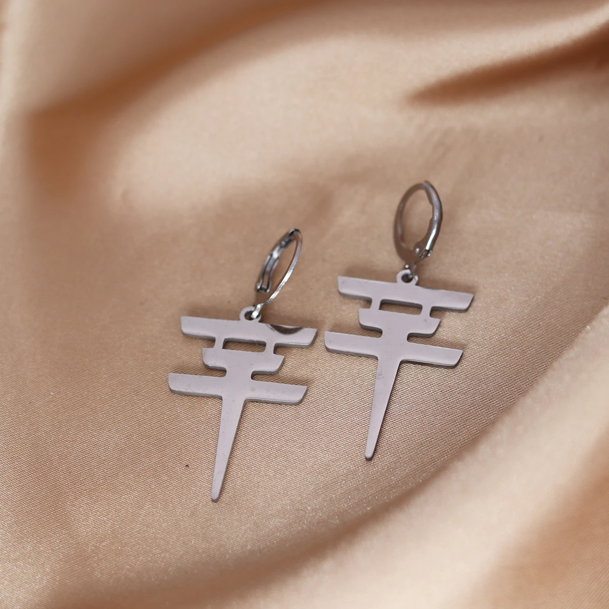 Kinitial Tokyo Hotel Drop Earrings For Women Men Minimalist Jewelry Ornaments Gift