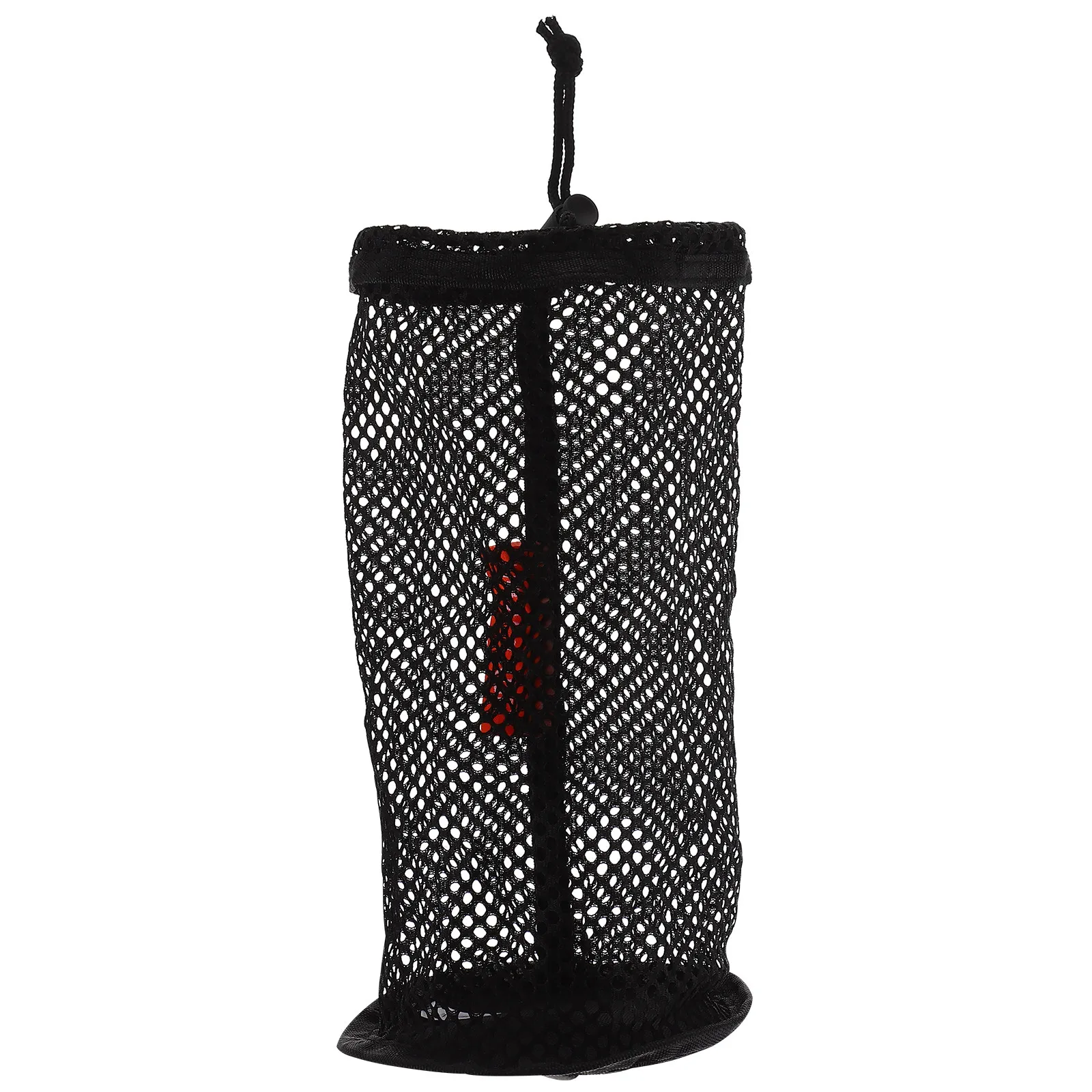 Golfs Ball Mesh Bag Wear-Resistant Nylon Large Mouth Design Drawstring Closure Portable Multi-Function Sports Balls Storage