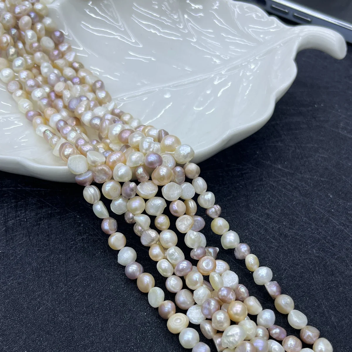 

7-8mm Natural Freshwater Mixed Colors Irregular Pearl Isolated Bead Jewelry Make DIY Necklace Bracelet Accessories Women Wedding